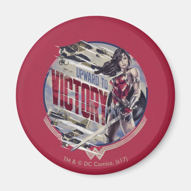 Wonder Woman Upward To Victory Magnet (Front)