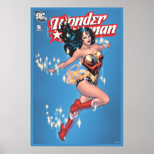 Wonder Woman Vintage Comic Cover Poster