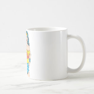 Wonder Woman   Vintage Pose with Lasso Coffee Mug