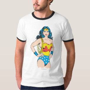 Wonder Woman Vintage Pose with Lasso T-Shirt