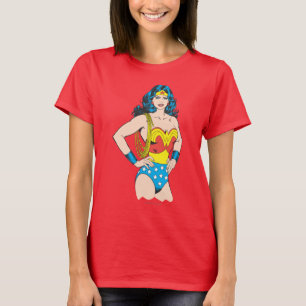 Wonder Woman   Vintage Pose with Lasso T-Shirt