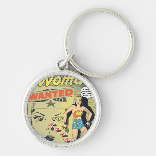 Wonder Woman Wanted Key Ring (Front)