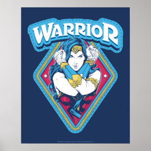 Wonder Woman Warrior Graphic Poster