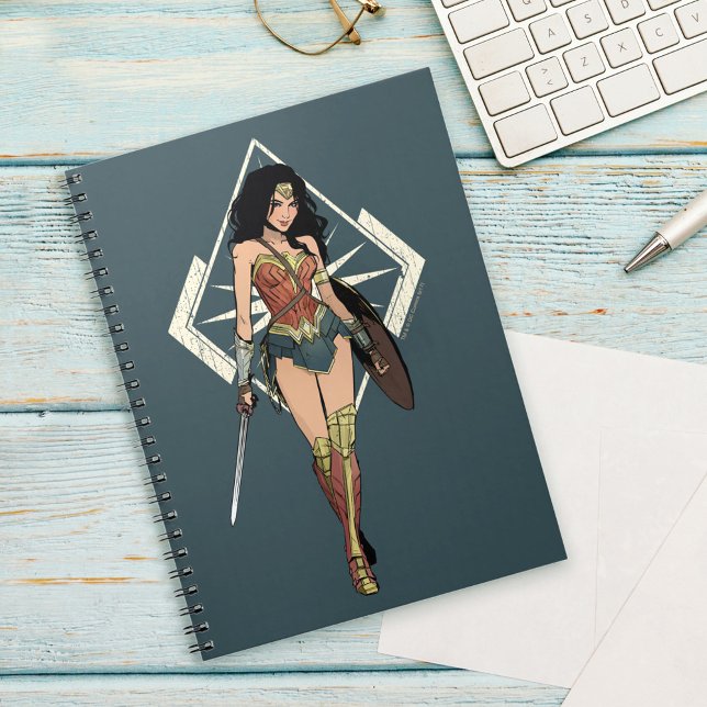 Wonder Woman With Sword Comic Art Notebook (Creator Uploaded)