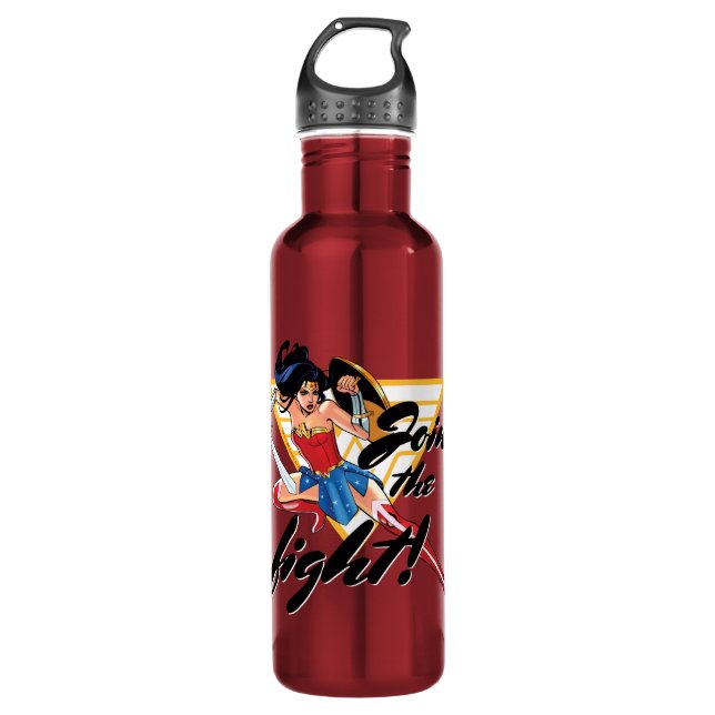 Wonder Woman With Sword - Join The Fight 710 Ml Water Bottle (Front)