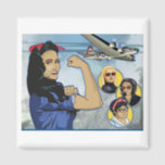 Wonder Women of Aviation Pin Magnet<br><div class="desc">A portion of our proceeds go towards our scholarship initiative</div>