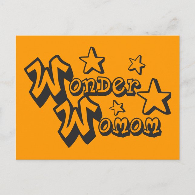 Wonder Womom Postcard (Front)