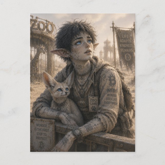Wonder / Zoo Keeper / Desert Zoo Postcard (Front)