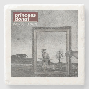 Wondercrawl by Princess Doughnut T-Shirt Stone Coaster