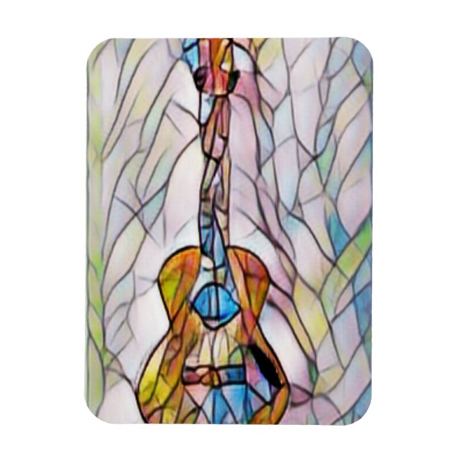 Wonderful Acoustic Guitar Magnet (Vertical)