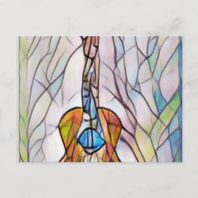 Wonderful Acoustic Guitar Postcard (Front)