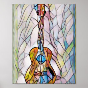 Wonderful Acoustic Guitar Poster