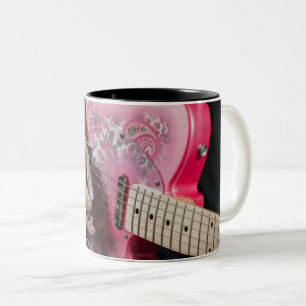 Wonderful Acoustic Guitar Two-Tone Coffee Mug