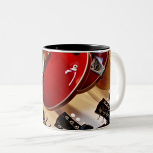 Wonderful Acoustic Guitar Two-Tone Coffee Mug