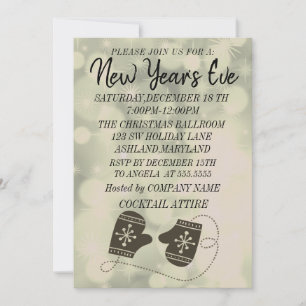 Wonderful, Amazing, Sparkly NewYear Invitation