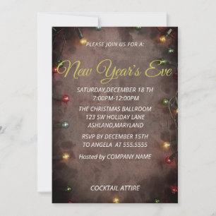 Wonderful, Amazing, Sparkly NewYear Invitation