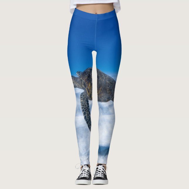 Wonderful Aquatic Turtle Leggings (Front)