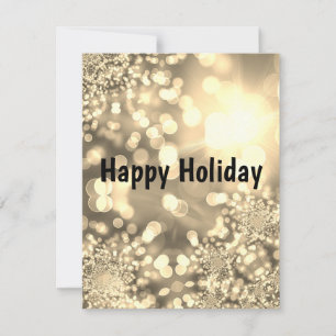 Wonderful, Awesome, Sparkly Holiday Card