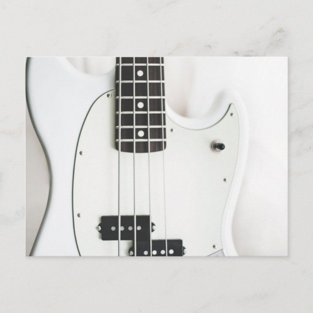 Wonderful Bass Guitar Postcard (Front)