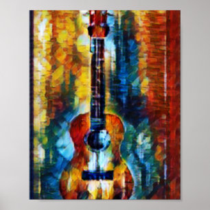 Wonderful Bass Guitar Poster