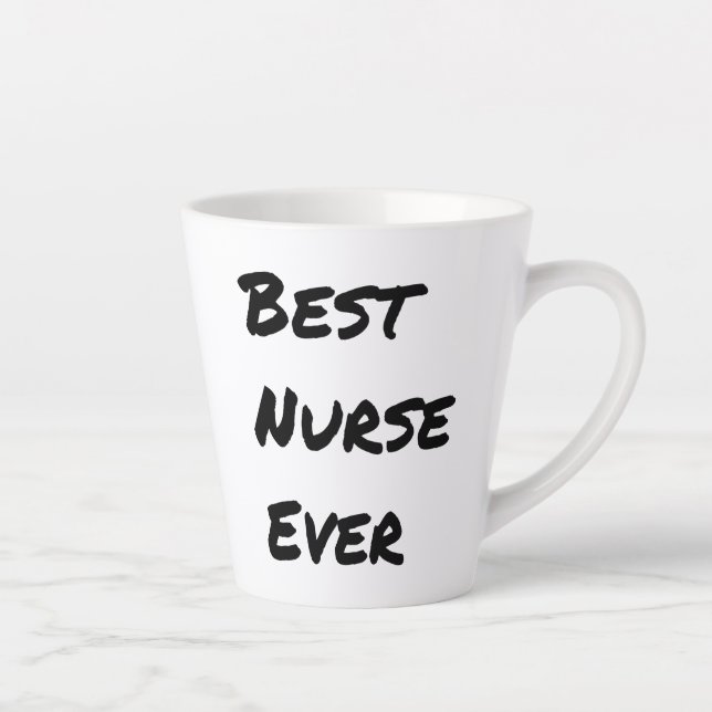 Wonderful Best Nurse Ever Latte Mug (Right)