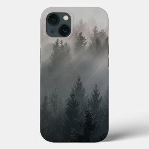 Wonderful black and white dawn mountains iPhone 13 case