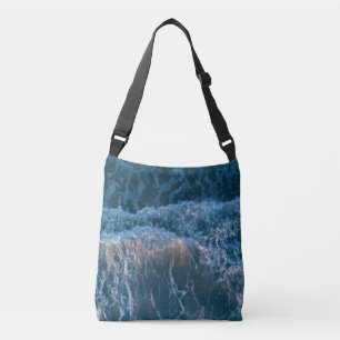 Wonderful Blue Waves Crossbody Bag