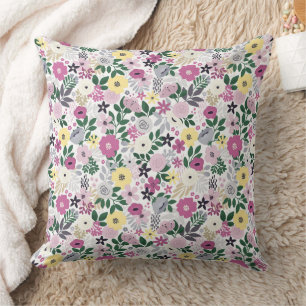 Wonderful Botanical Floral Design Cushion