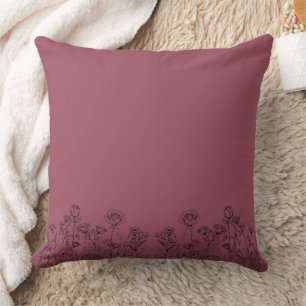 Wonderful Botanical Floral Design Cushion