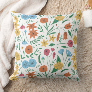 Wonderful Botanical Floral Design Cushion