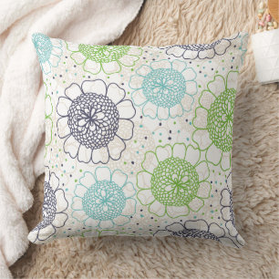 Wonderful Botanical Floral Design Cushion