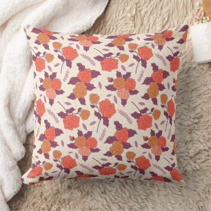 Wonderful Botanical Floral Design Cushion