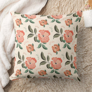 Wonderful Botanical Floral Design Cushion