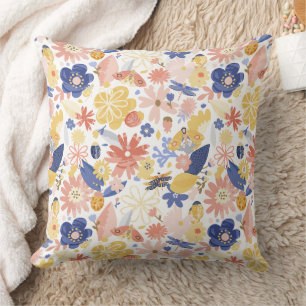 Wonderful Botanical Floral Design Cushion