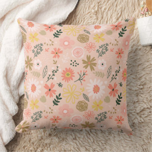 Wonderful Botanical Floral Design Cushion