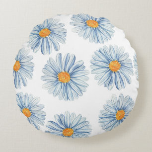 Wonderful Botanical Floral Design Round Cushion