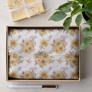 Wonderful Botanical Floral Design Tissue Paper