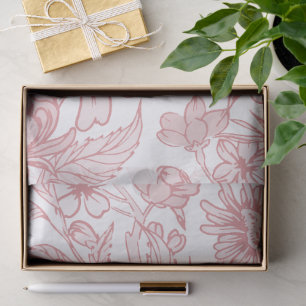 Wonderful Botanical Floral Design Tissue Paper