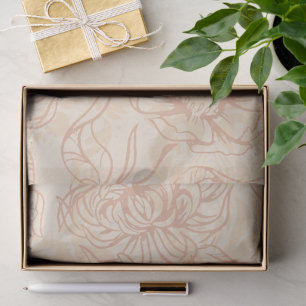 Wonderful Botanical Floral Design Tissue Paper