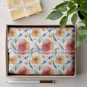 Wonderful Botanical Floral Design Tissue Paper