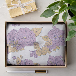 Wonderful Botanical Floral Design Tissue Paper