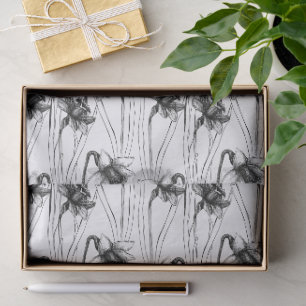 Wonderful Botanical Floral Design Tissue Paper