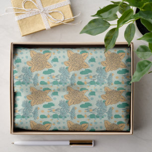 Wonderful Botanical Floral Design Tissue Paper