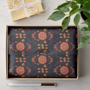 Wonderful Botanical Floral Design Tissue Paper