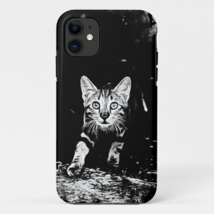 Wonderful Cat Artwork iPhone 11 Case