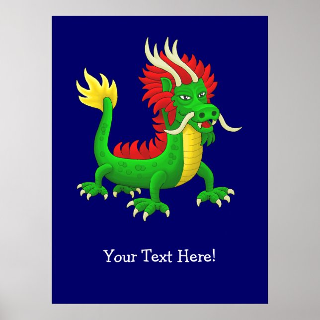 Wonderful Chinese Dragon Poster (Front)