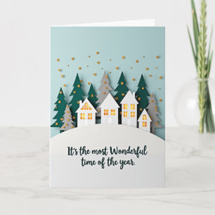 Wonderful Christmas Holiday Card