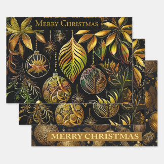 Wonderful Christmas paper with Christmas ball