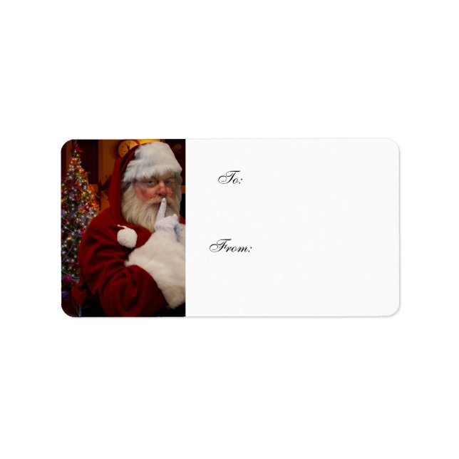 Wonderful Christmas presents label (Front)