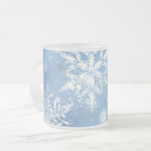 Wonderful Christmas snow Frosted Glass Coffee Mug